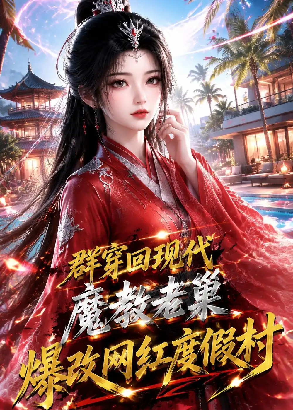 群穿回现代魔教老巢爆改网红度假村(104集)-初遇资源网