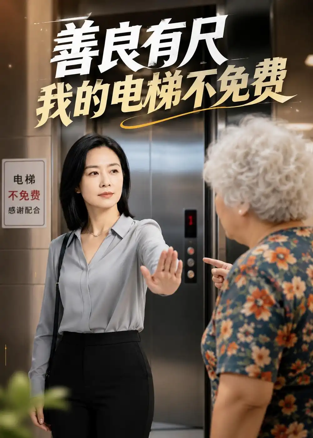 善良有尺我的电梯不免费(34集)AI短剧-初遇资源网