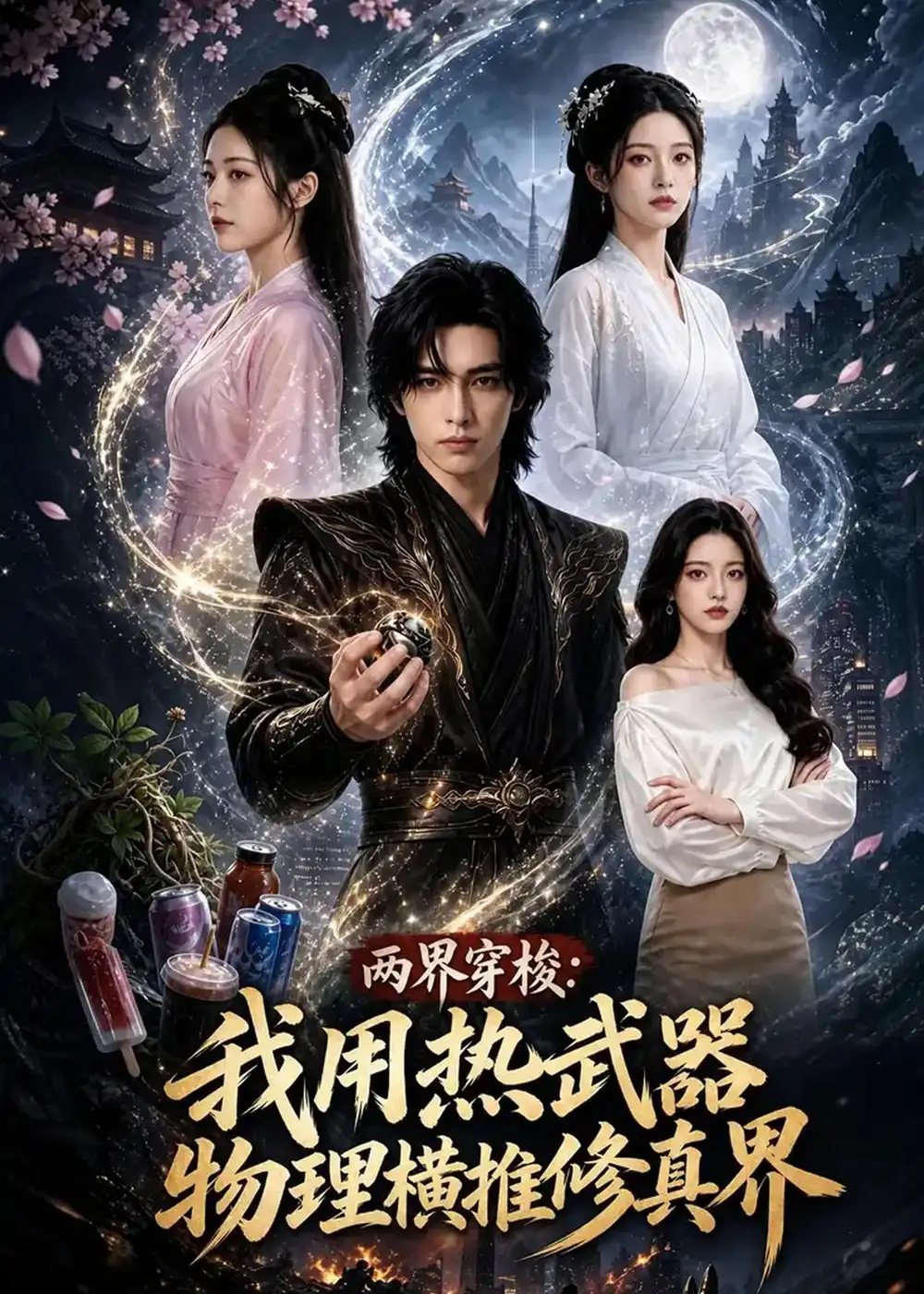 两界穿梭我用热武器物理横推修真界(80集)AI短剧-初遇资源网