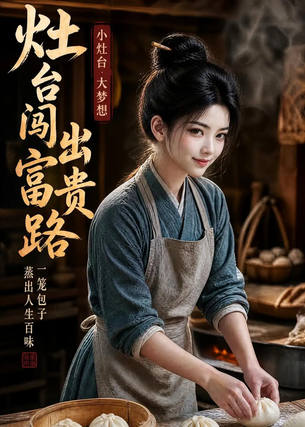 灶台闯出富贵路(39集)AI短剧-初遇资源网