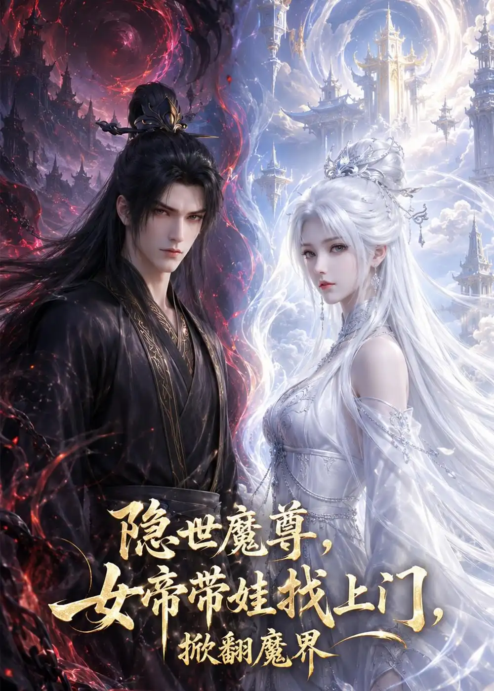 隐世魔尊女帝带娃找上门，掀翻魔界（110集）-初遇资源网