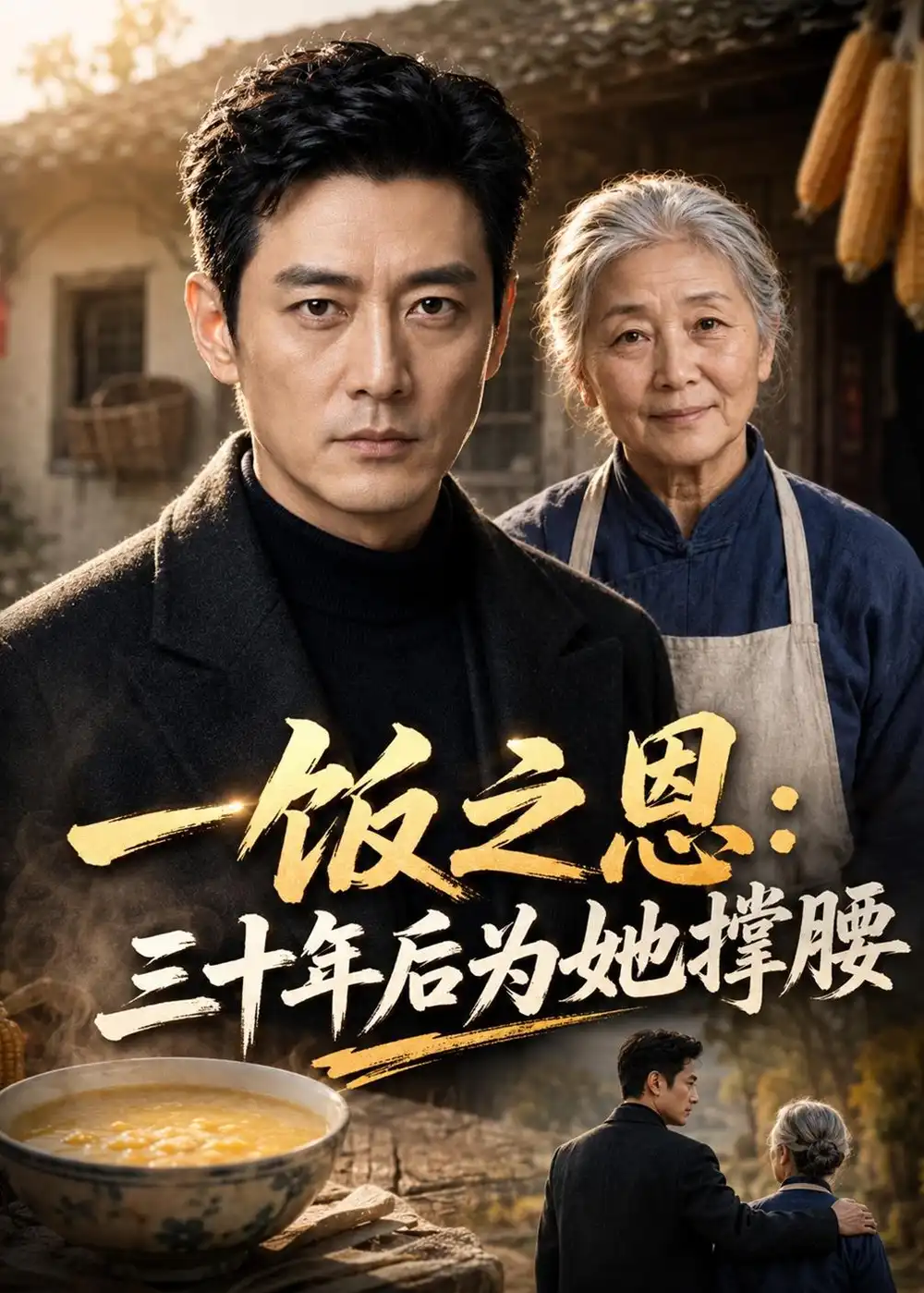 一饭之恩三十年后为她撑腰(42集)AI短剧-初遇资源网