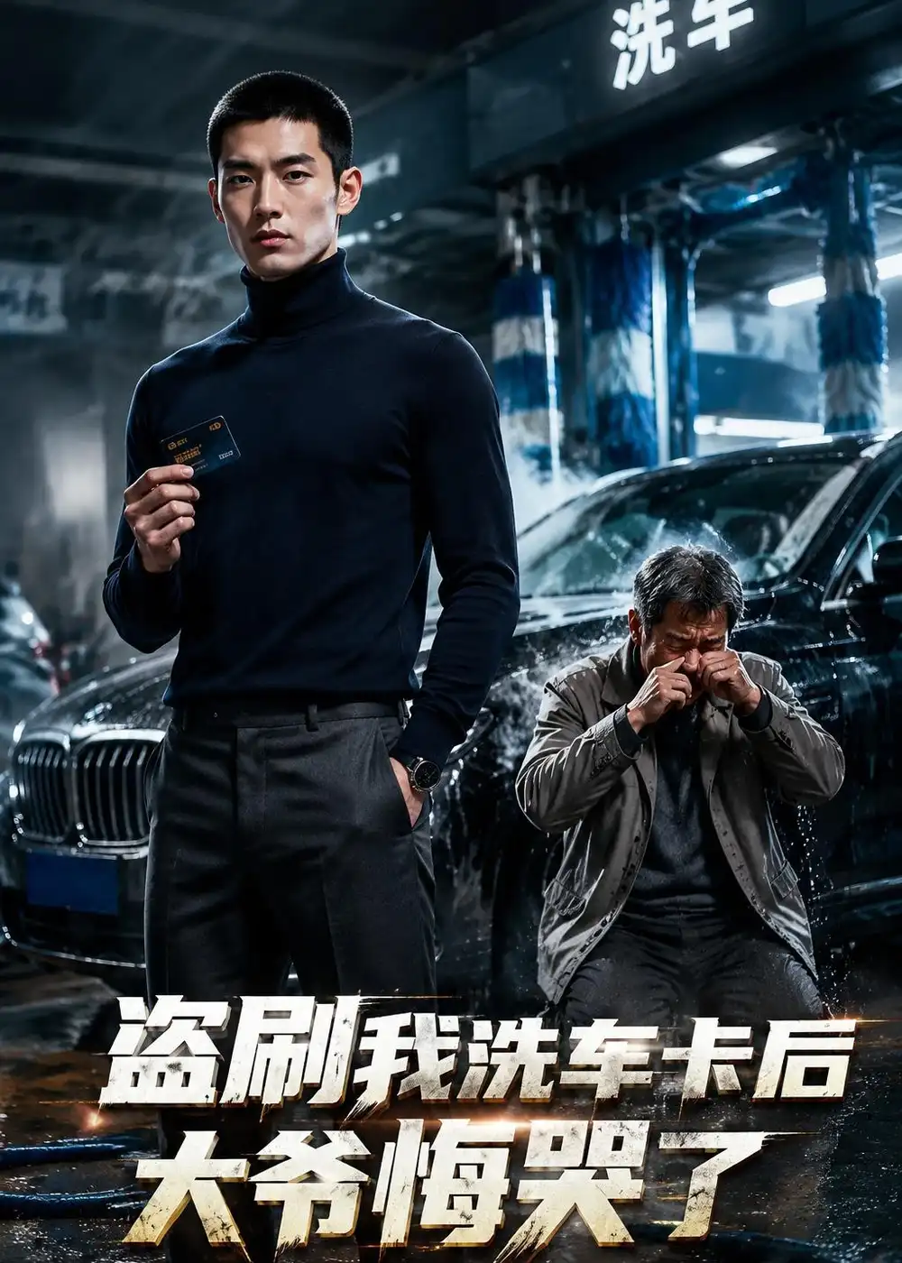 盗刷我洗车卡后大爷悔哭了（29集）AI短剧-初遇资源网