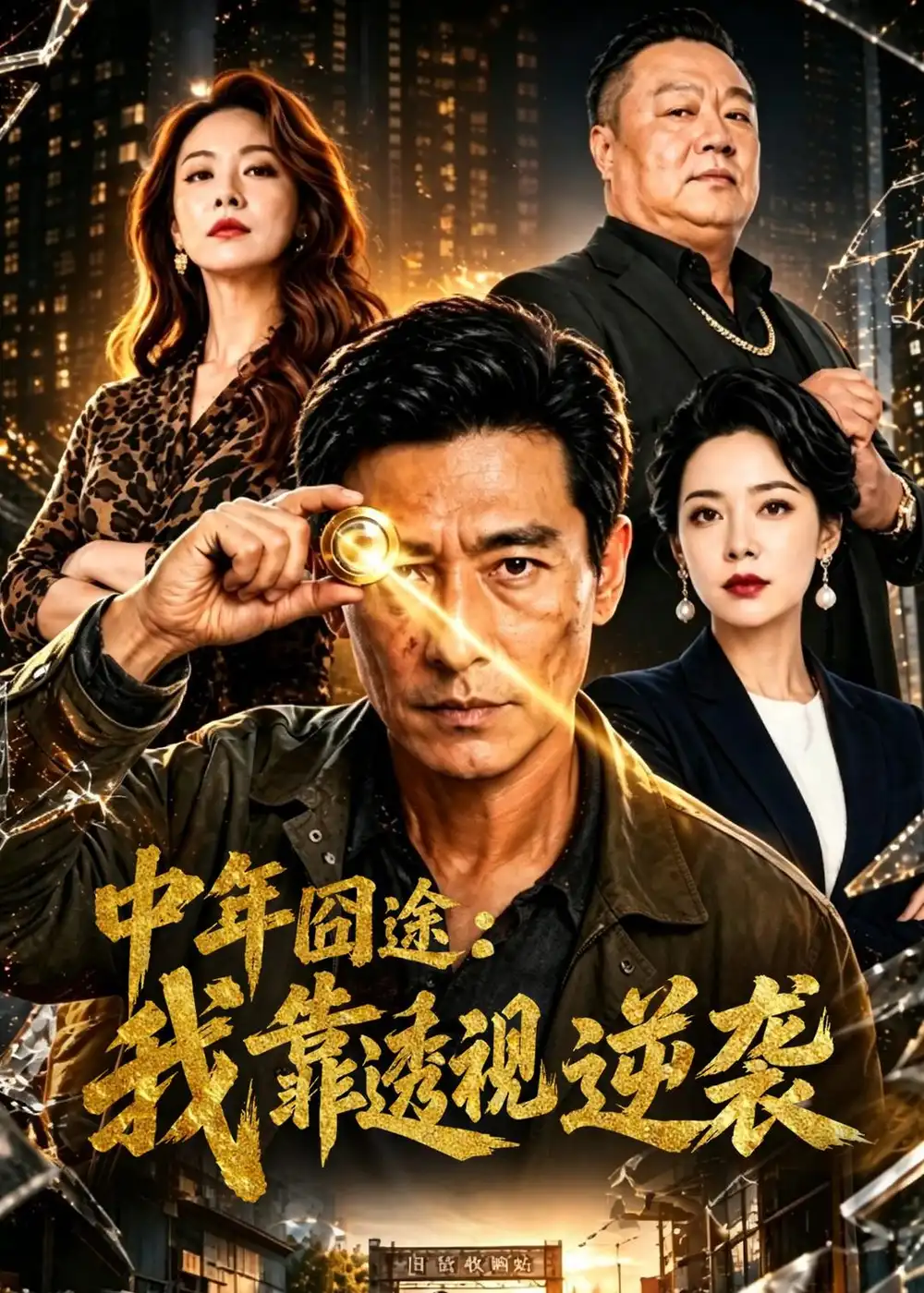 中年囧途我靠透视逆袭（80集）AI短剧-初遇资源网