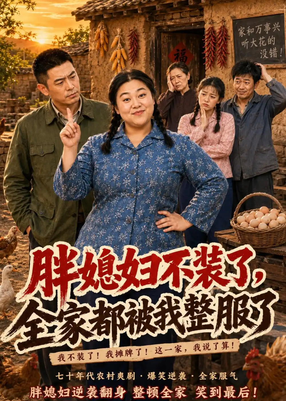 胖媳妇不装了全家都被我整服了（50集）-初遇资源网