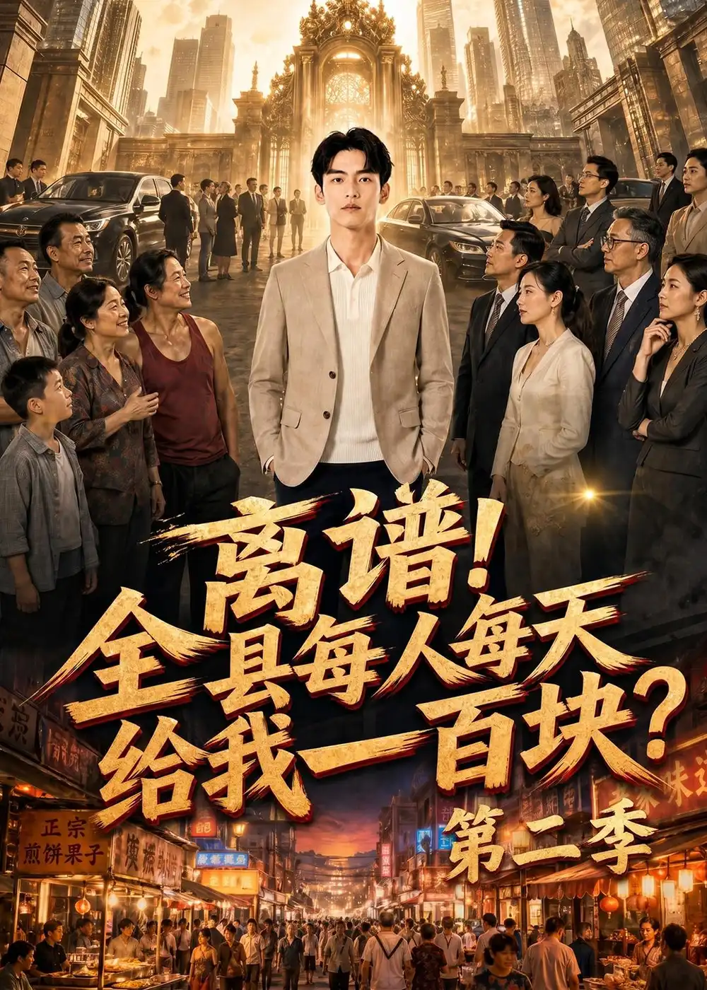 离谱全县每人每天给我一百块第二季（73集）AI短剧-初遇资源网