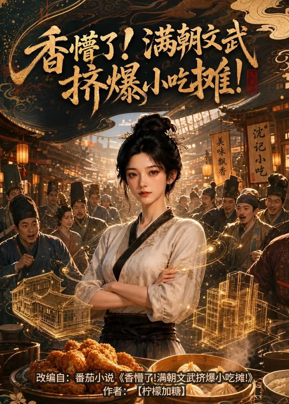 香懵了!满朝文武挤爆小吃摊!（43集）-初遇资源网