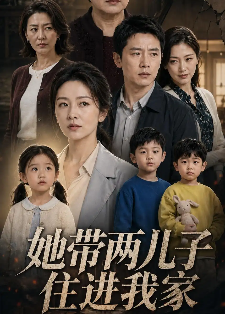 141她带两儿子住进我家（78集）AI短剧-初遇资源网
