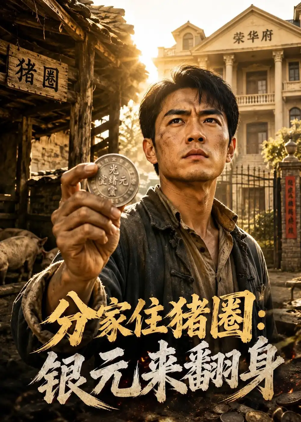 分家住猪圈银元来翻身（50集）AI短剧-初遇资源网