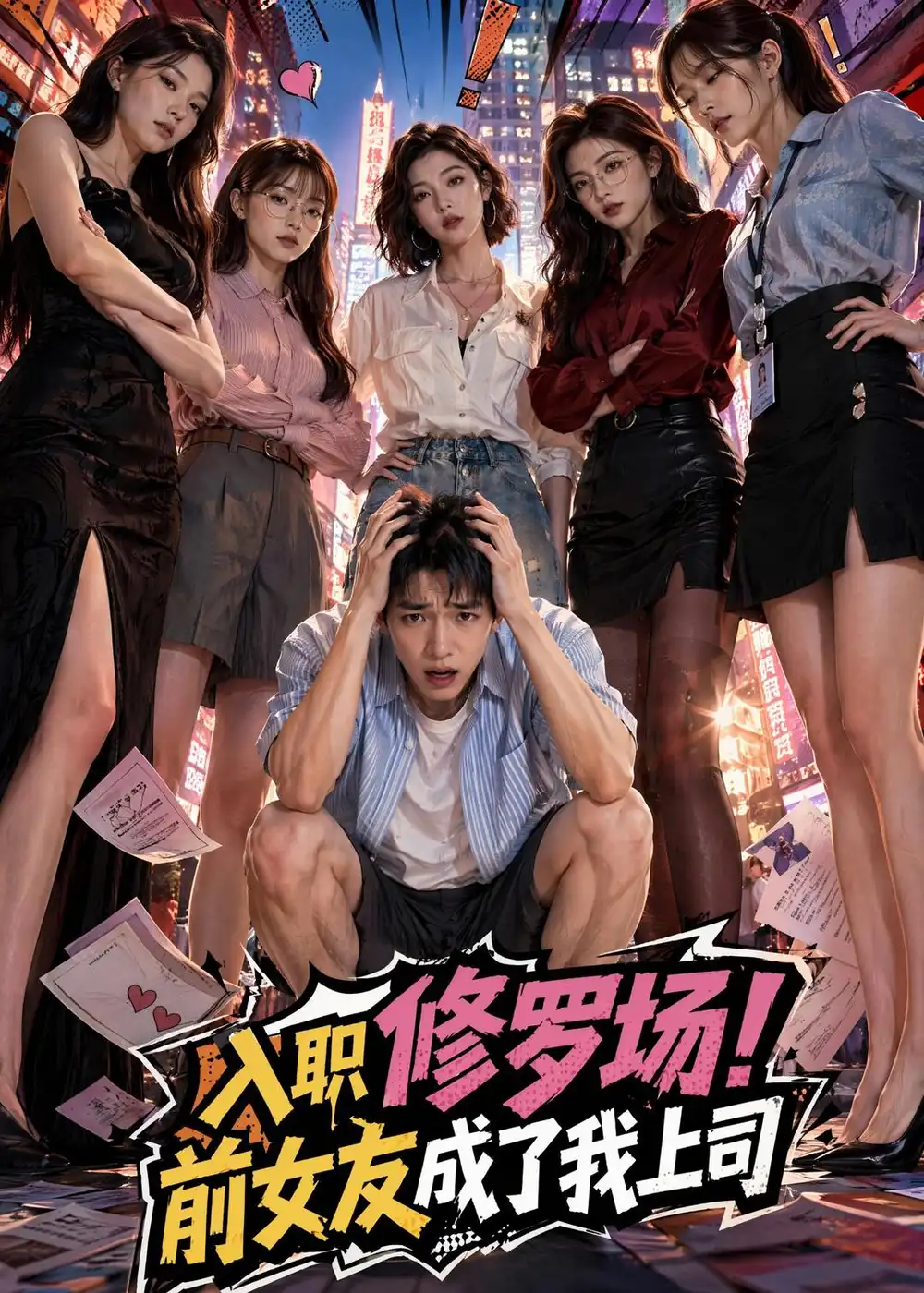 入职修罗场前女友成了我上司(70集)AI短剧-初遇资源网