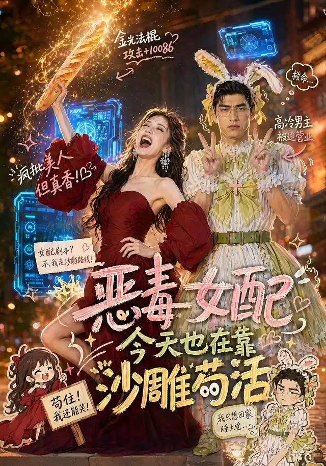 恶毒女配今天也在靠沙雕苟活（60集）-初遇资源网