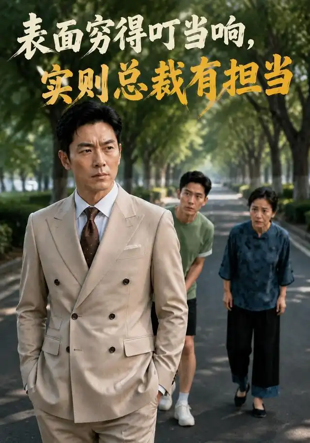 表面穷得叮当响实则总裁有担当(40集)AI短剧-初遇资源网