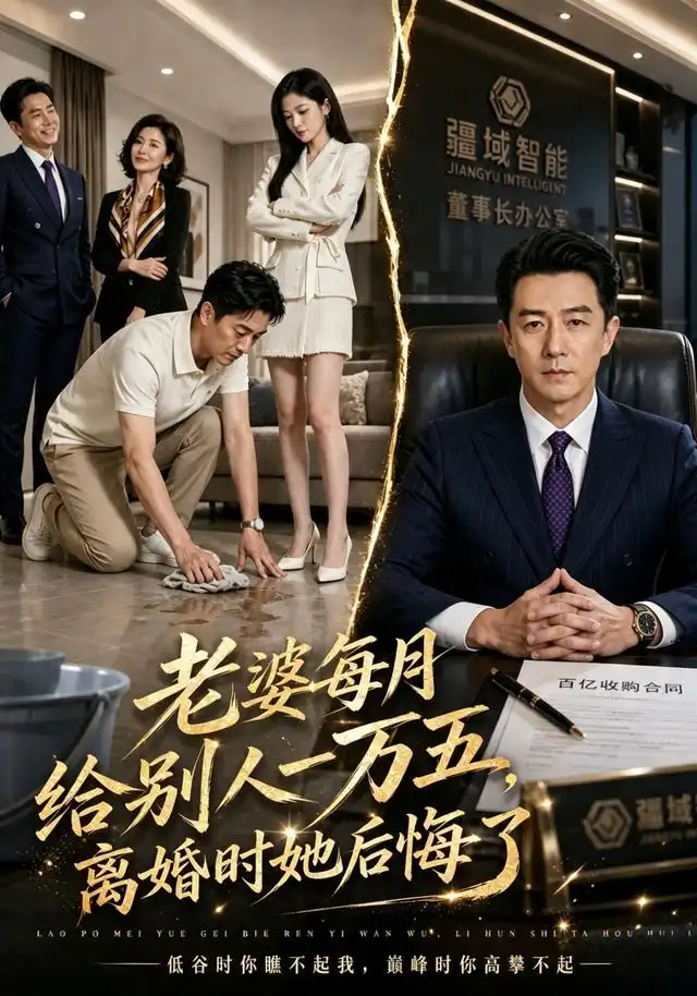 老婆每月给别人一万五离婚时她后悔了(113集)AI短剧-初遇资源网