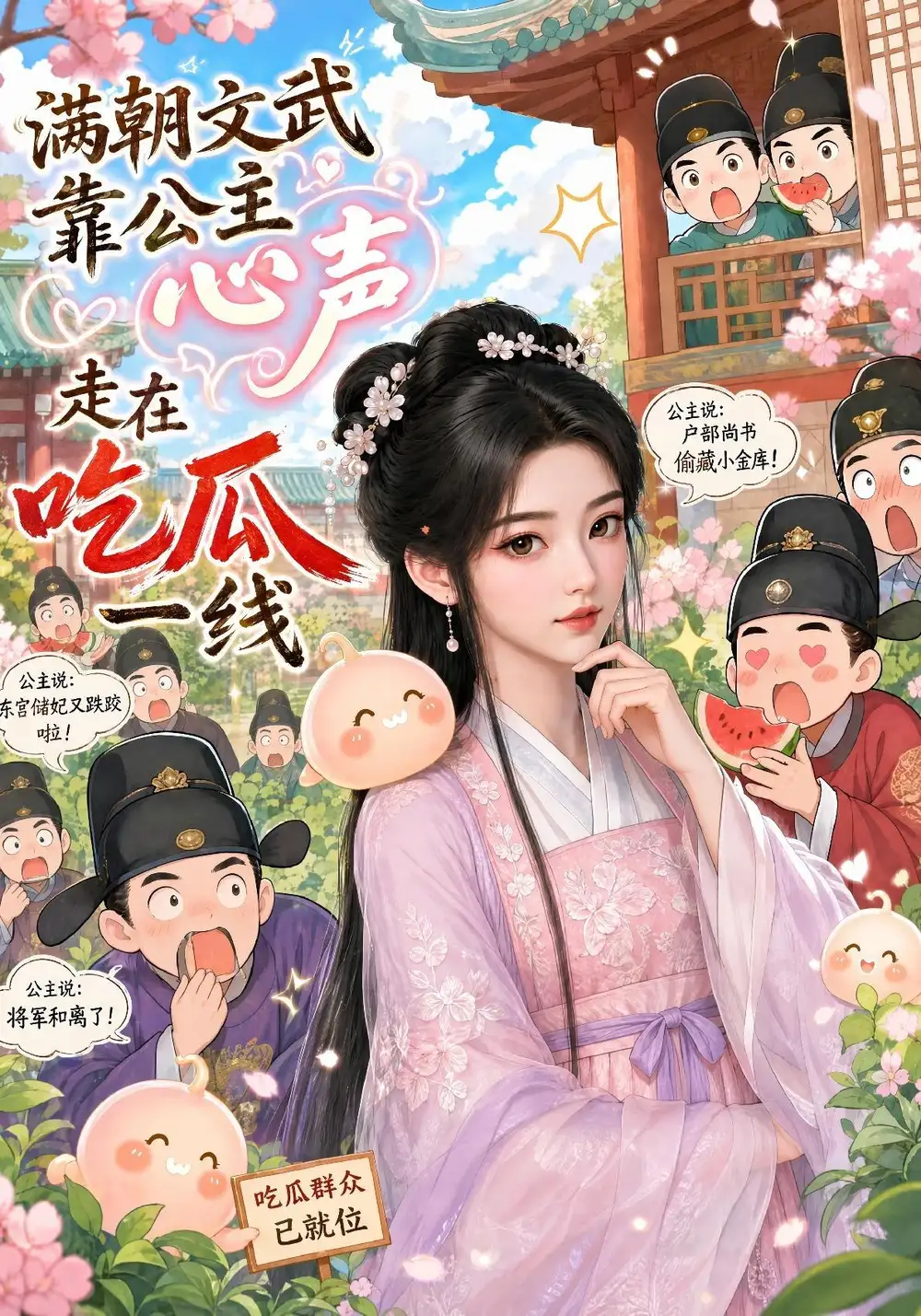 满朝文武靠公主心声走在吃瓜一线（82集）-初遇资源网