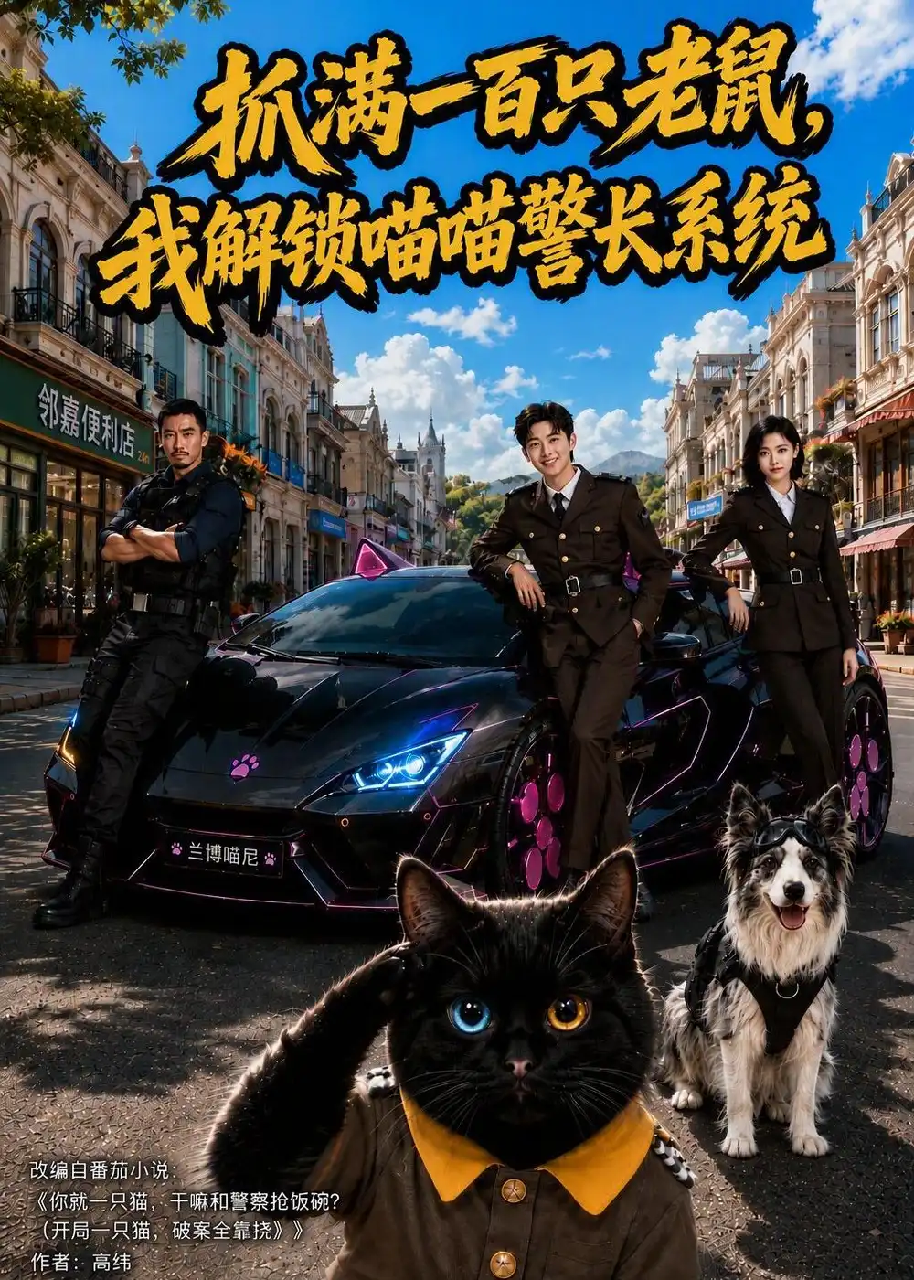 抓满一百只老鼠我解锁喵喵警长系统（69集）-初遇资源网