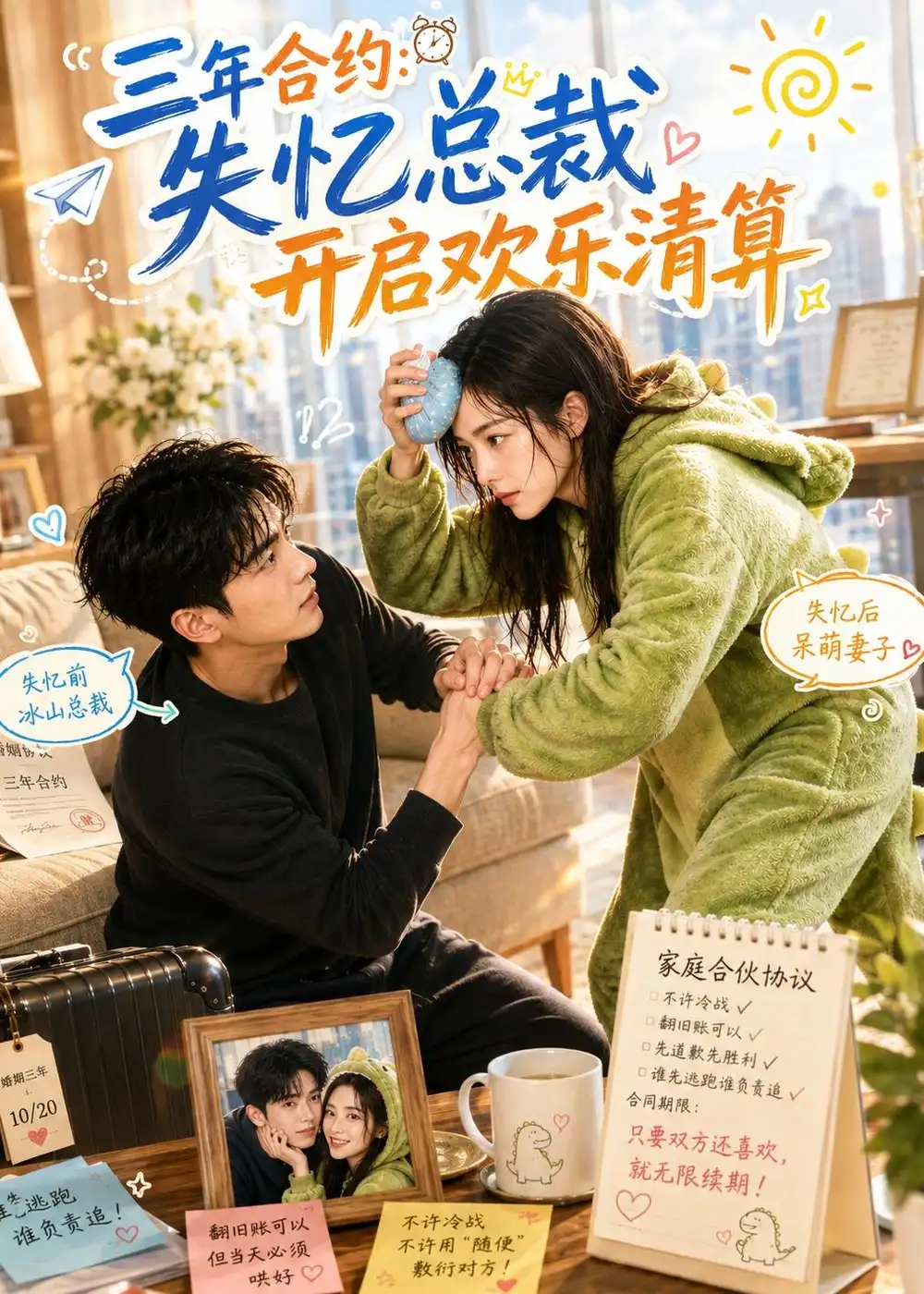 三年合约失忆总裁开启欢乐清算（53集）-初遇资源网