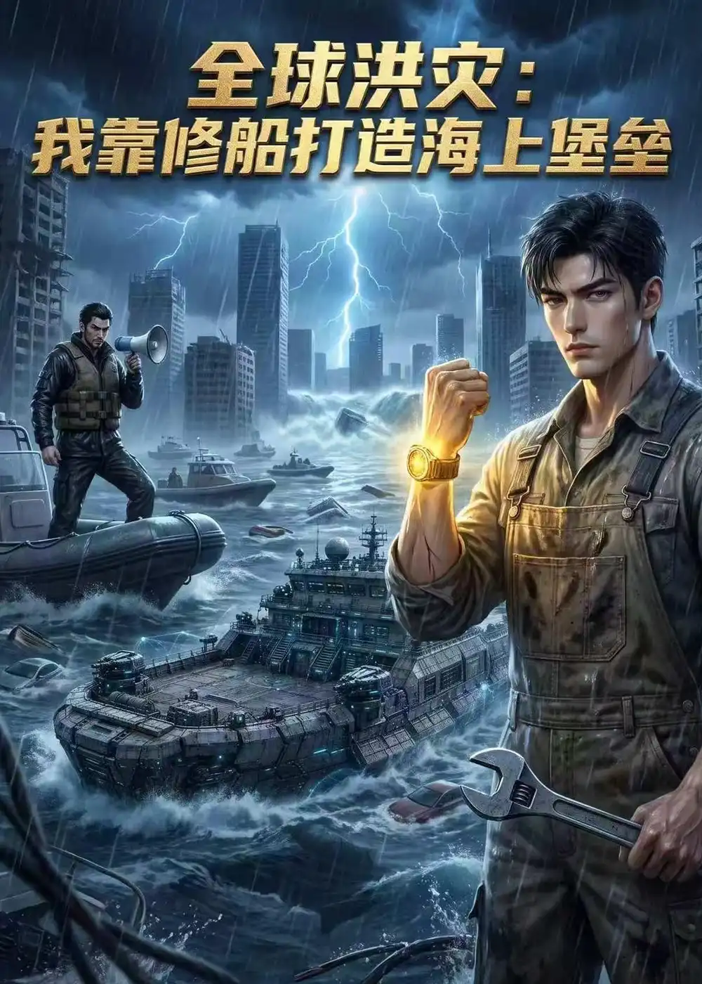 全球洪灾_我靠修船打造海上堡垒第一季(82集)-初遇资源网