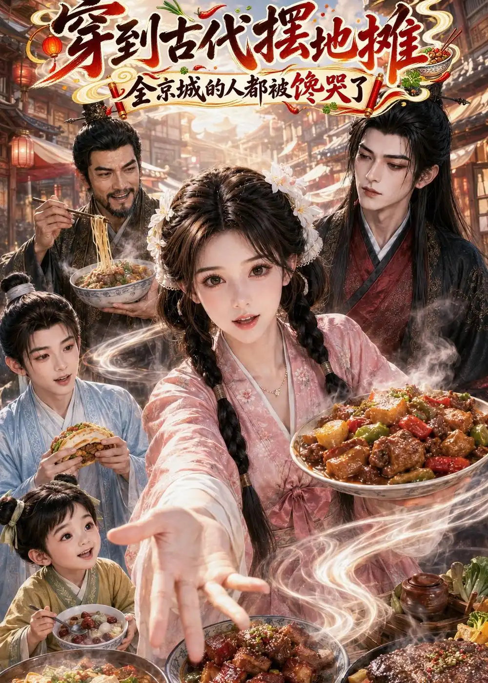 穿到古代摆地摊全京城的人都被馋哭了（50集）-初遇资源网