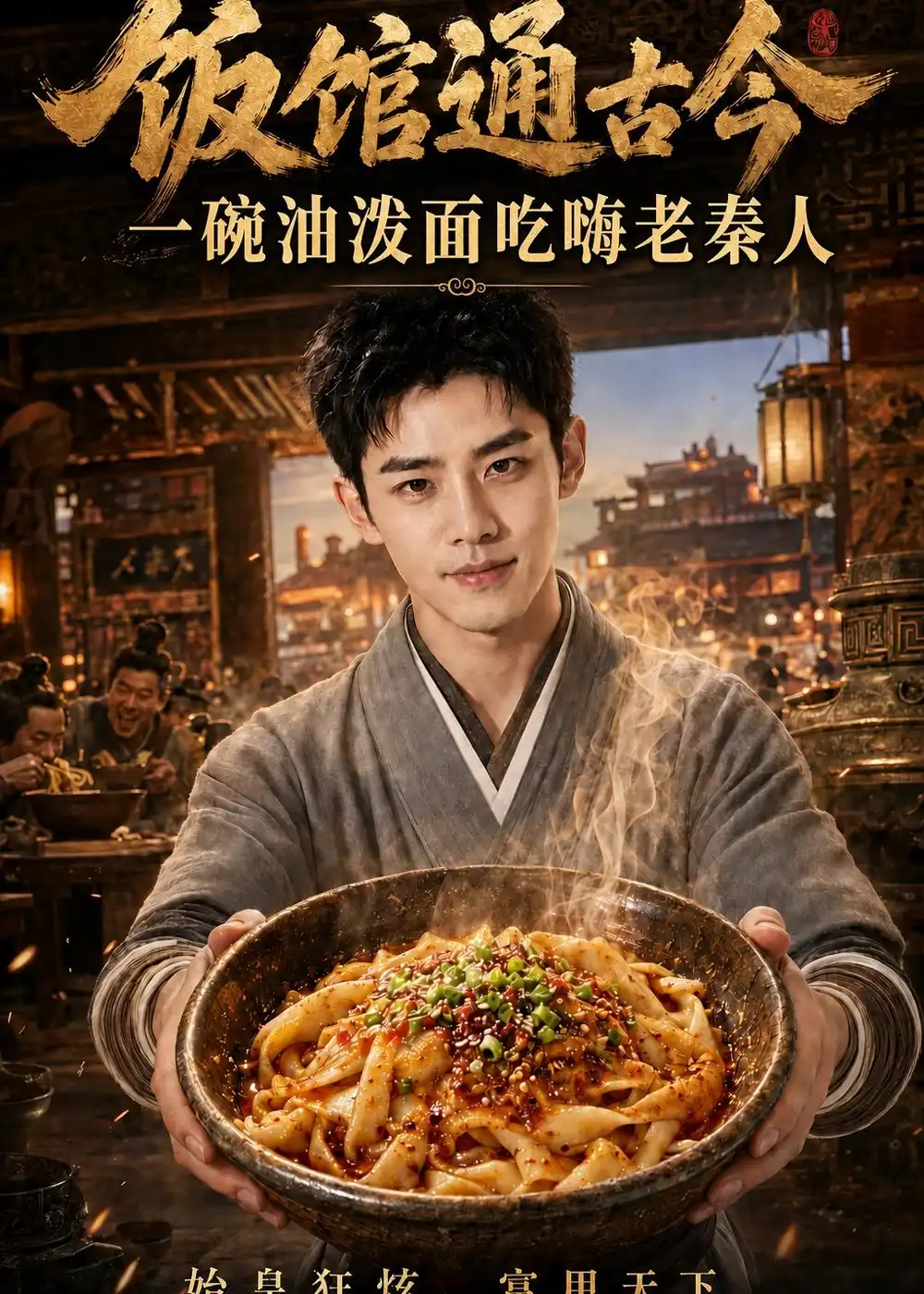 饭馆通古今一碗油泼面吃嗨老秦人 饭馆通古今一碗油泼面吃嗨老秦人