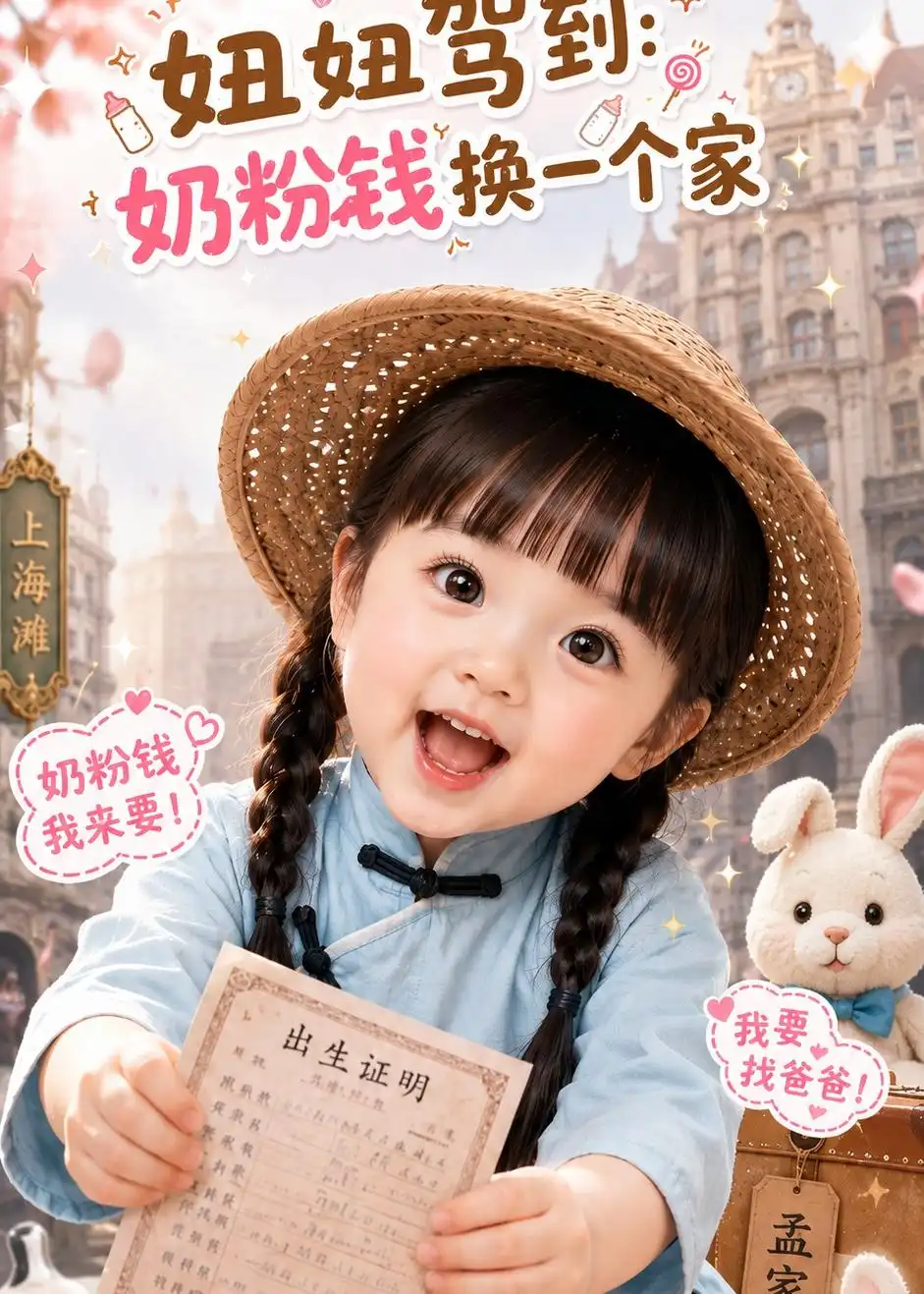 妞妞驾到奶粉钱换一个家 妞妞驾到奶粉钱换一个家