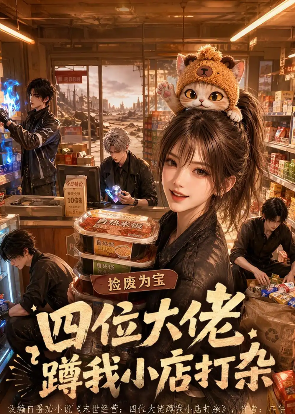 捡废为宝四位大佬蹲我小店打杂(104集)-初遇资源网