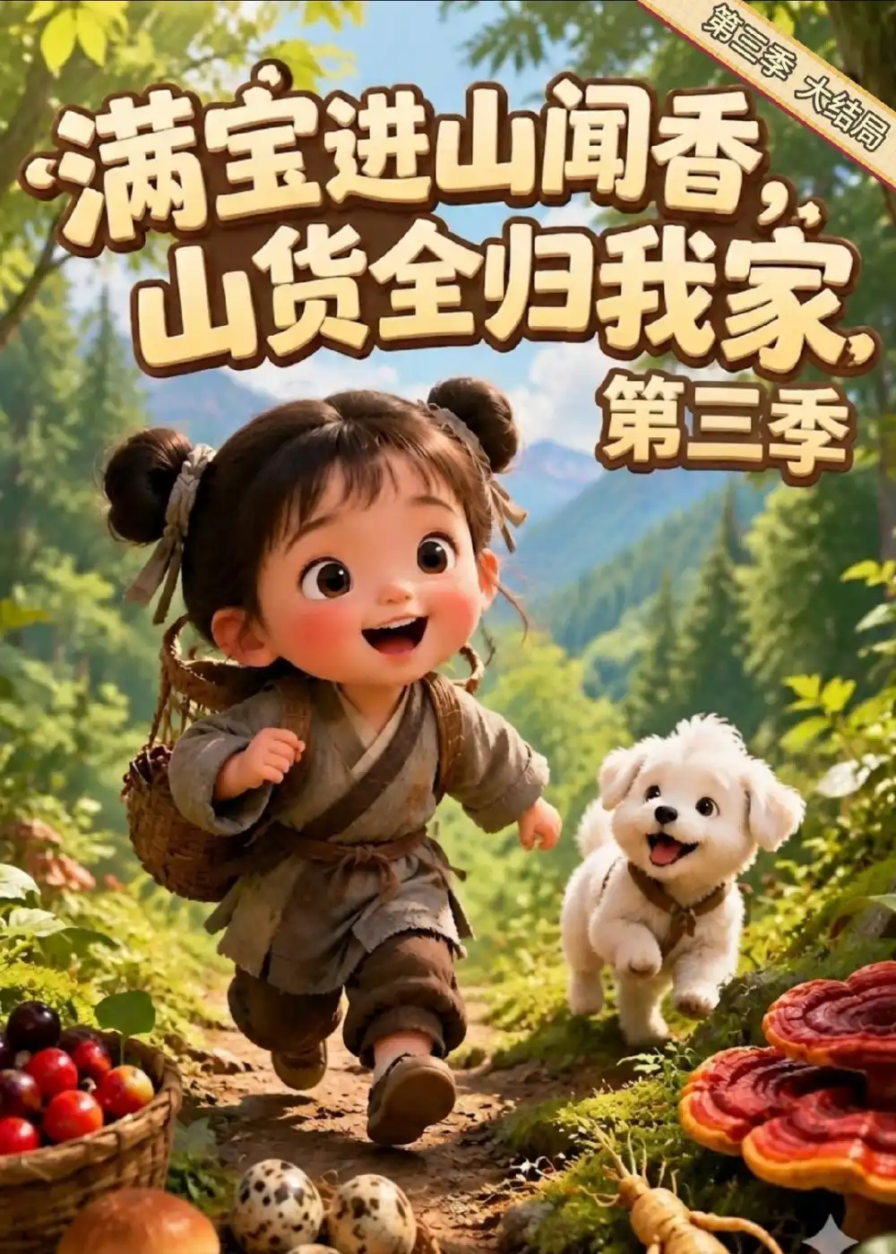 满宝进山闻香山货全归我家第三季 满宝进山闻香山货全归我家第三季