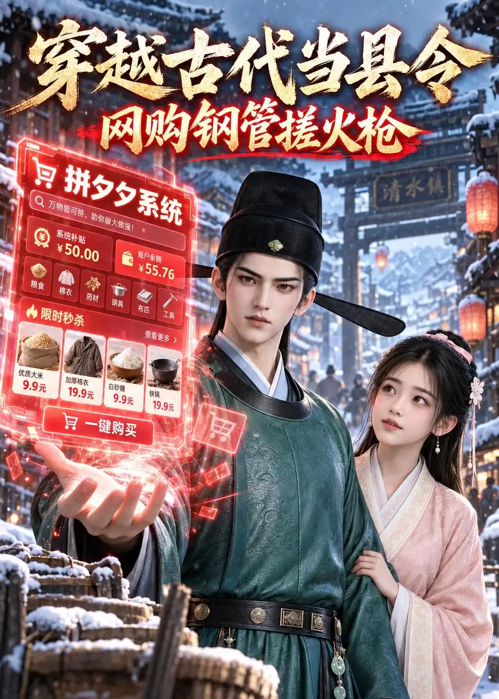 穿越古代当县令网购钢管搓火枪 穿越古代当县令网购钢管搓火枪