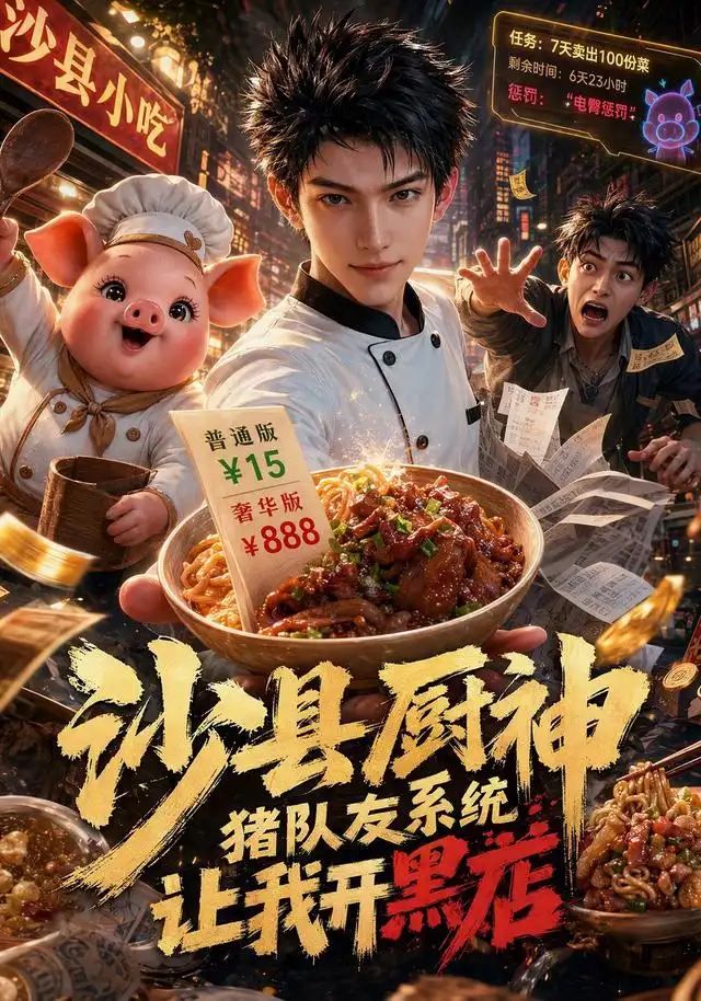 沙县厨神猪队友系统让我开黑店 沙县厨神猪队友系统让我开黑店