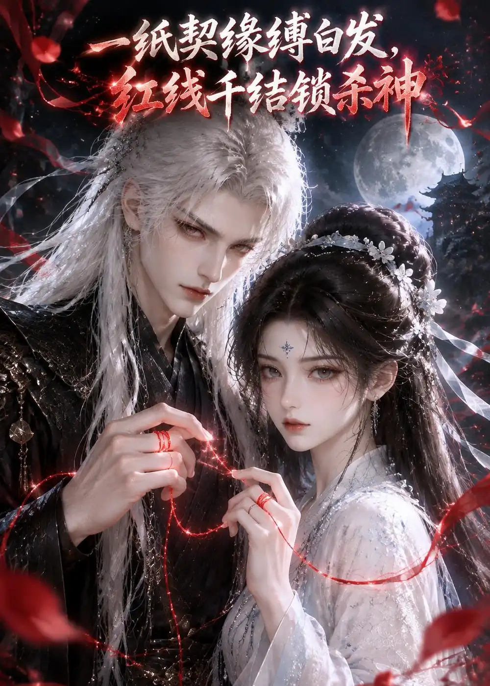 一纸契缘缚白发红线千结锁杀神 一纸契缘缚白发红线千结锁杀神