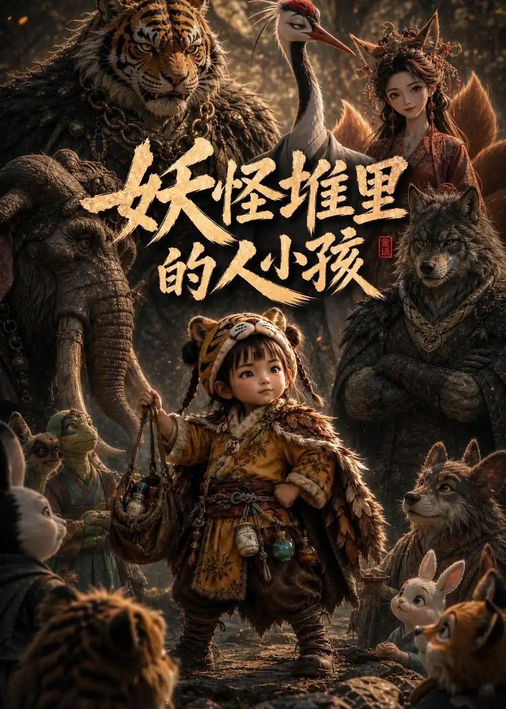 妖怪堆里的人小孩 妖怪堆里的人小孩