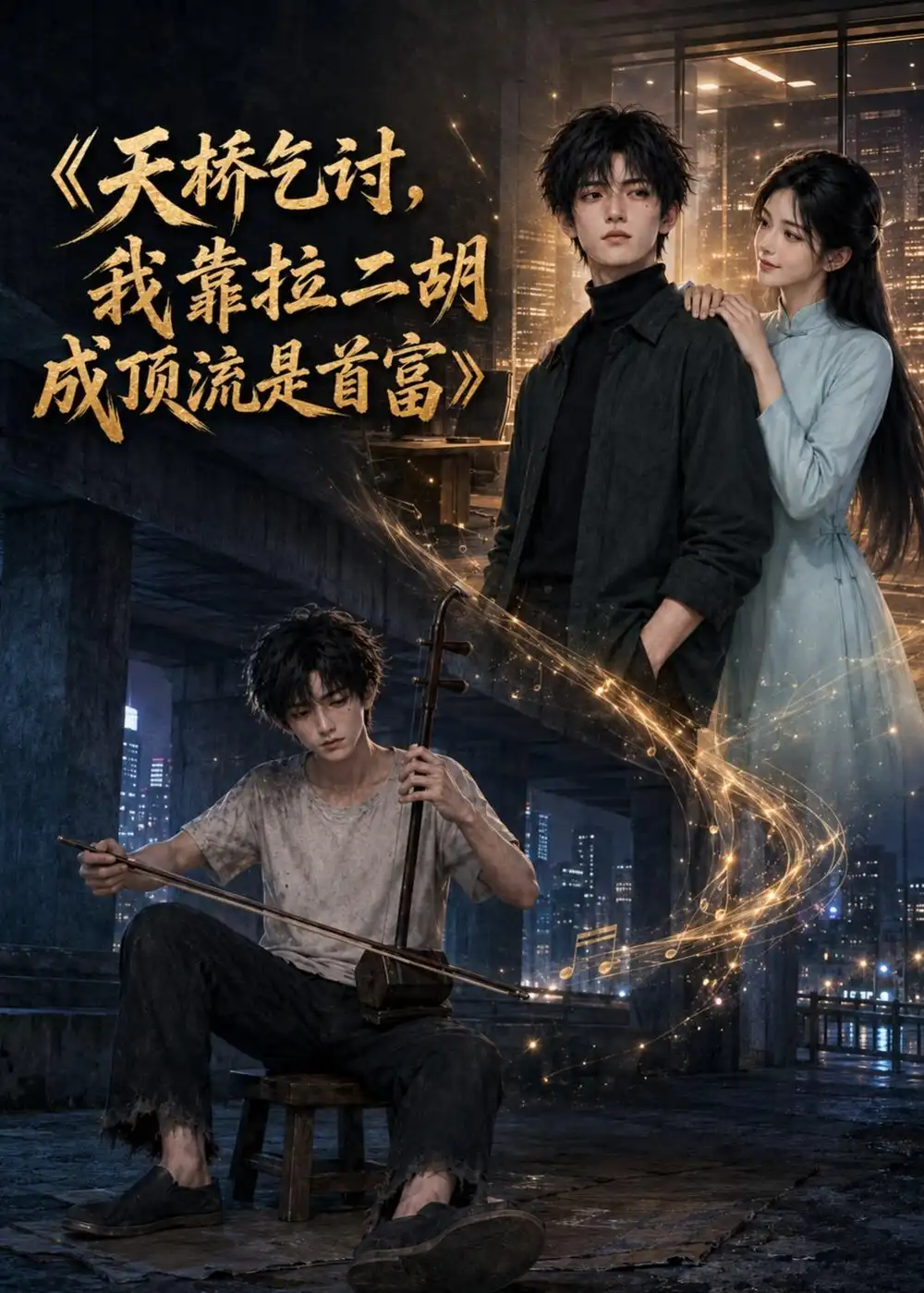 天桥乞讨我靠拉二胡成顶流是首富 天桥乞讨我靠拉二胡成顶流是首富
