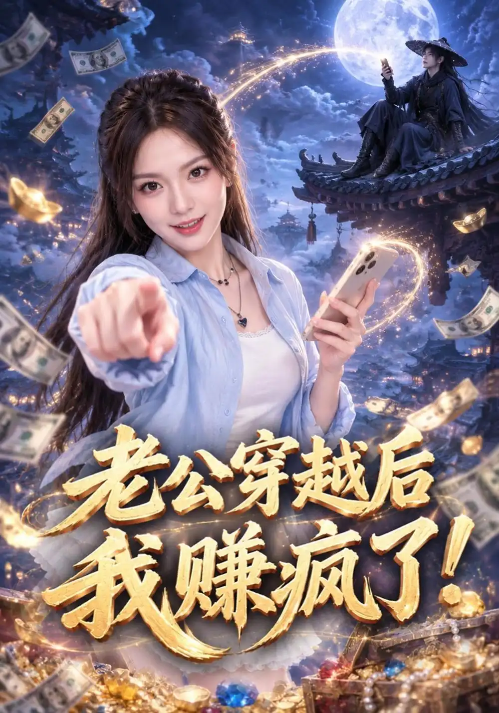 老公穿越后我赚疯了（60集）王若妍＆李晓迈 - 夸克短剧