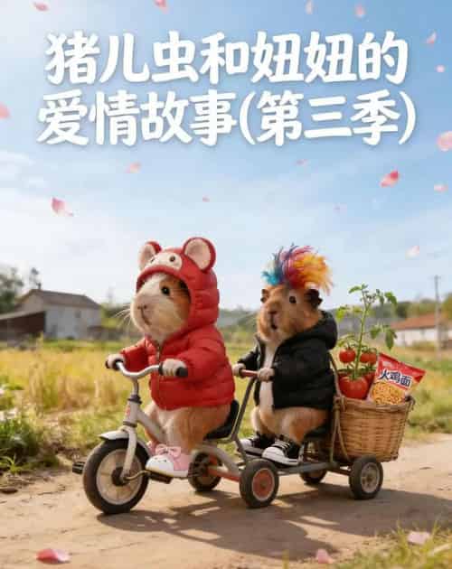 猪儿虫和妞妞的爱情故事第三季（10集全）AI-初遇资源网