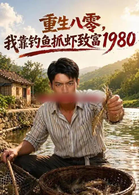 重生八零，我靠钓鱼抓虾致富1980（111集全）AI短剧-初遇资源网