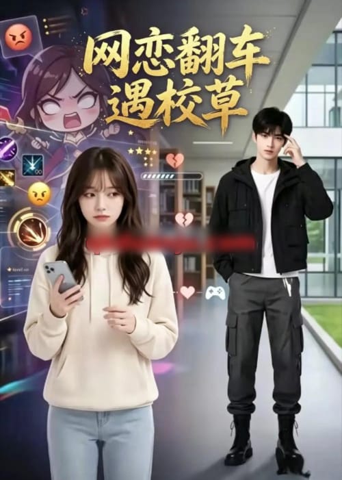 网恋翻车遇校草（21集全）AI短剧-初遇资源网