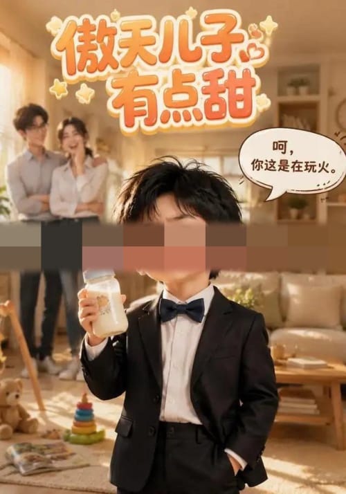 傲天儿子有点甜(29集全)AI短剧-初遇资源网