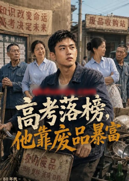 高考落榜，他靠废品暴富（42集全）AI短剧-初遇资源网