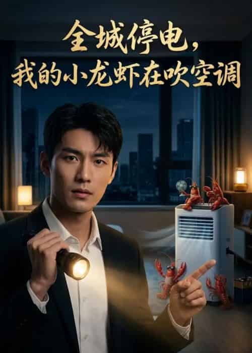 全城停电，我的小龙虾在吹空调（48集全）AI-初遇资源网