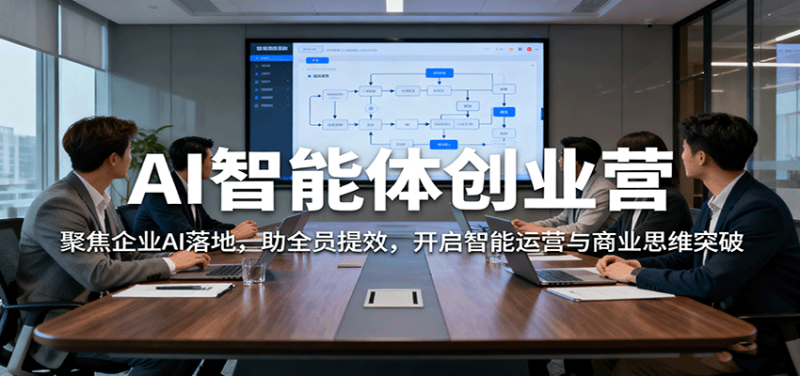 AI智能体创业营:聚焦企业AI落地,助全员提效,开启智能运营与商业思维突破-初遇资源网