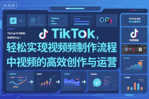 TikTok中视频制做流程,轻松实现Tk中视频的高效创作与运营-初遇资源网