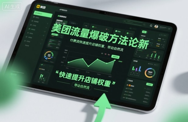 美团流量爆破方法论,付费流快速提升店铺权重,带动自然流-初遇资源网
