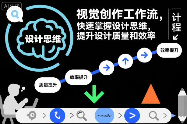 视觉创作工作流,快速掌握设计思维,提升设计质量和效率-初遇资源网