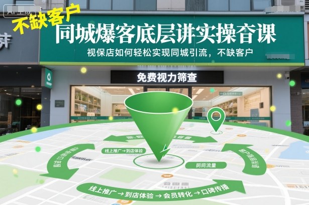 同城爆客底层实操课，视保店如何轻松实现同城引流，不缺客户！-初遇资源网
