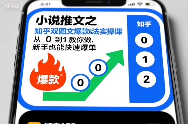 小说推文之知乎双图文爆款玩法实操课,从0到1教你做,新手也能快速爆单-初遇资源网