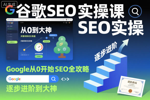 谷歌SEO实操课,Google从0开始SEO全攻略,逐步进阶到大神-初遇资源网