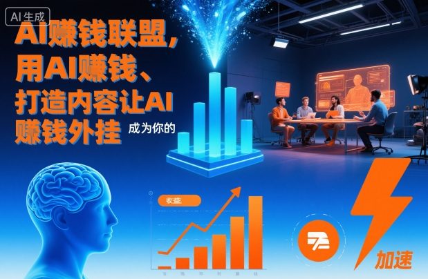 AI賺钱联盟,用AI賺钱、打造内容让AI成为你的賺钱外挂-初遇资源网