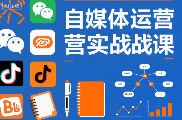 自媒体运营实战课，掌握一套系统的自媒体运营底层方法论，成为优秀的内容创作者-初遇资源网