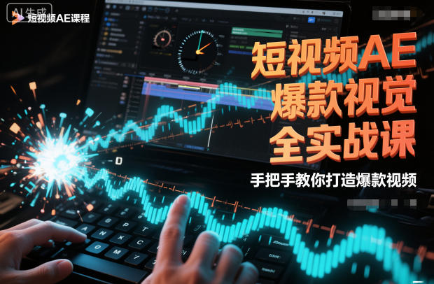 短视频AE爆款视觉全实战课,手把手教你打造爆款视频-初遇资源网