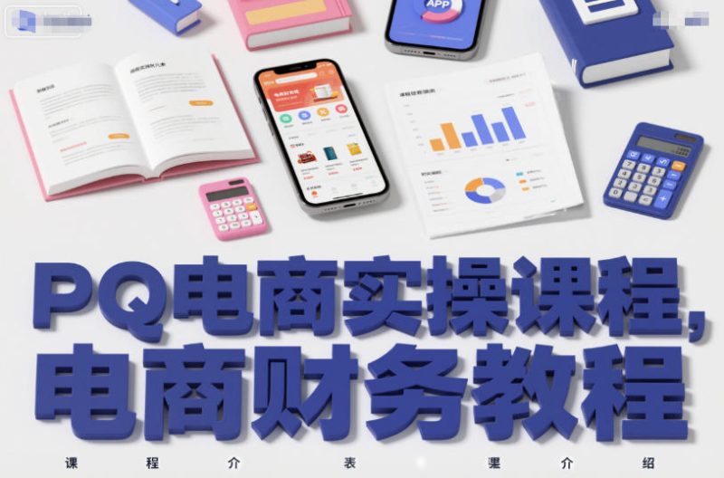PQ电商实操课程,电商财务教程-初遇资源网