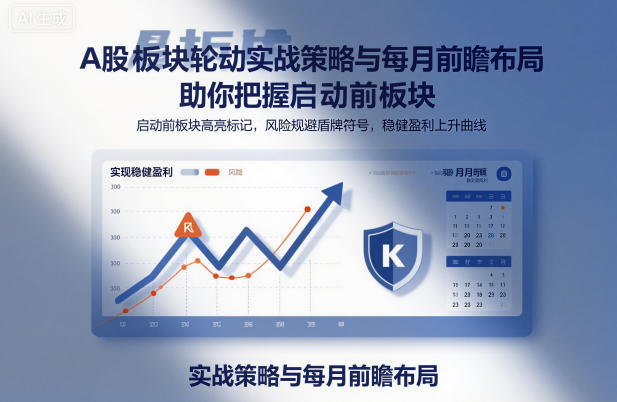 A股板块轮动实战策略与每月前瞻布局,助你把握启动前板块,规避风险,实现稳健盈利-初遇资源网